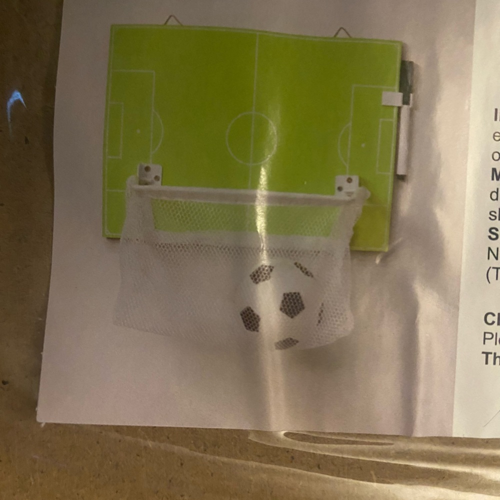 Target Bullseye sold out Mini Soccer Ball with Net memo dry erase board